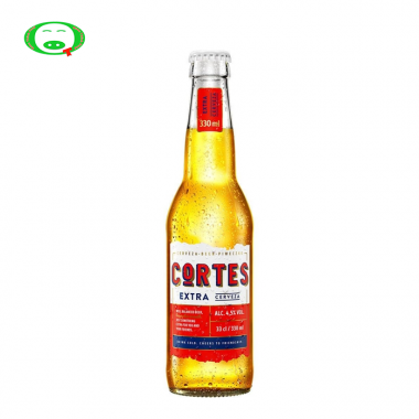 Bia Cortes Extra 4,5% Chai 330ml