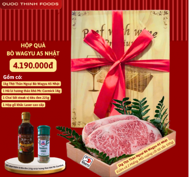 HỘP QUÀ BÒ WAGYU A5 NHẬT