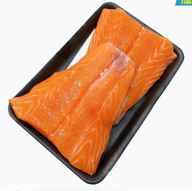 Cá Hồi Na Uy tươi phi lê phần đuôi (Fresh Salmon - Fillet from middle to tail) (Cần liên hệ đặt hàng trước) - 500g