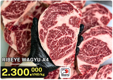 Đầu Thăn Ngoại Bò Wagyu A4 Nhật (RIBEYE WAGYU A4)