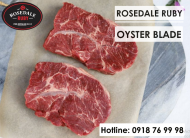 Lõi Vai Bò Úc không xương Rosedale Ruby  - 150 ngày nuôi ngũ cốc - 1 kg