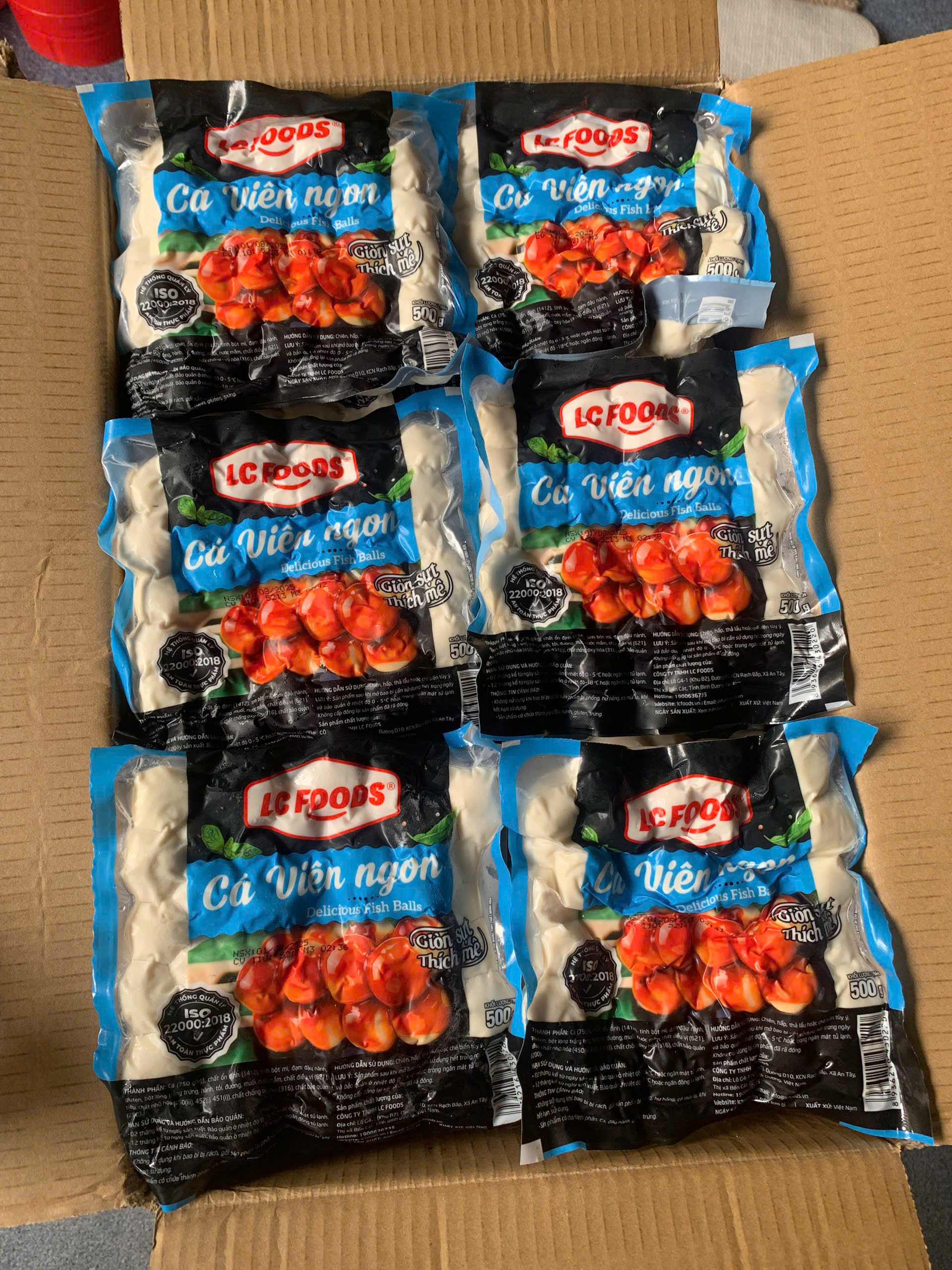 Cá viên LUCAS (LC FOODS) - Gói 500gr