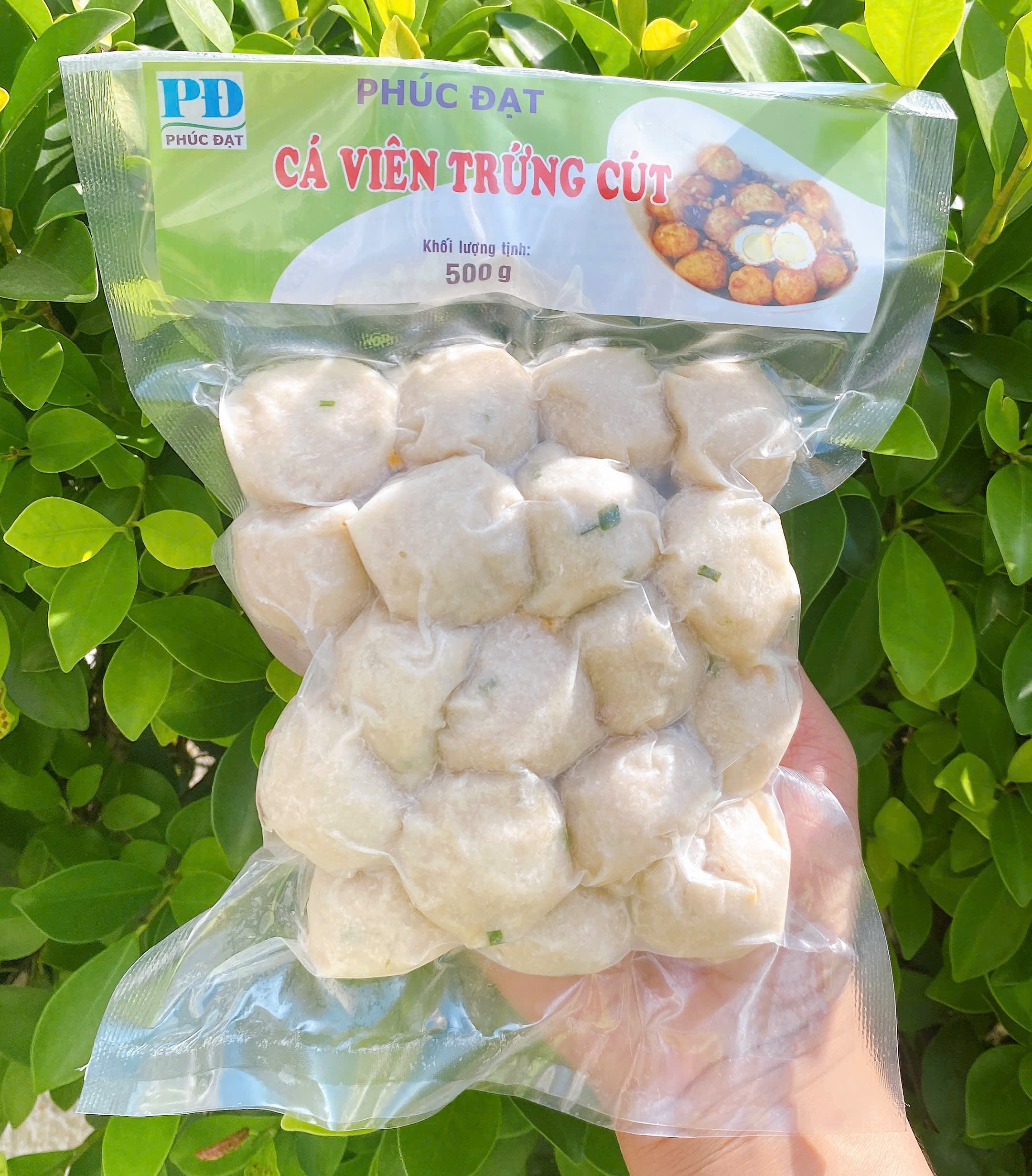 CÁ VIÊN TRỨNG CÚT PHÚC ĐẠT - GÓI 500G
