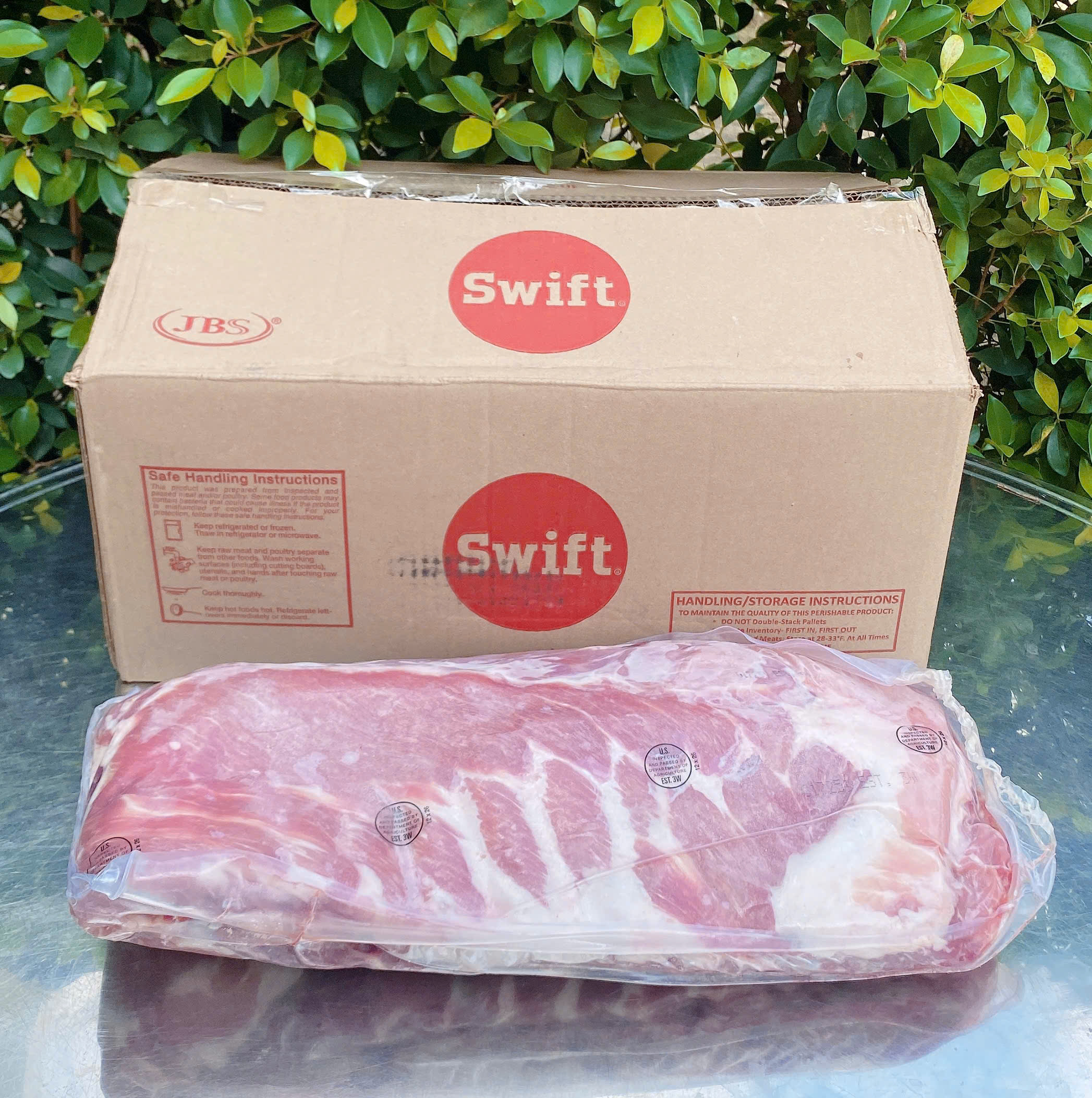 Sườn non heo Swift nhập khẩu Mỹ siêu dày thịt (Nguyên miếng 5,5 - 5,7 kg)