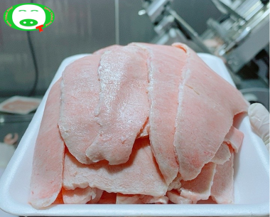 Vú Heo Tây Ban Nha cắt lát mỏng (Sow udder - Sliced) - 500g