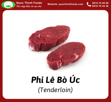 Phi Lê Bò Úc - Australia Beef Tenderloin - 500g
