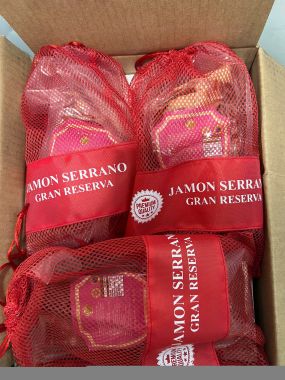 Đùi heo muối Serrano - Đùi sau không xương 1kg - Không hộp